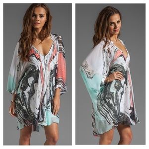 AUTHENTIC DVF Fleurette Dress “Spring Marble” Sz 2